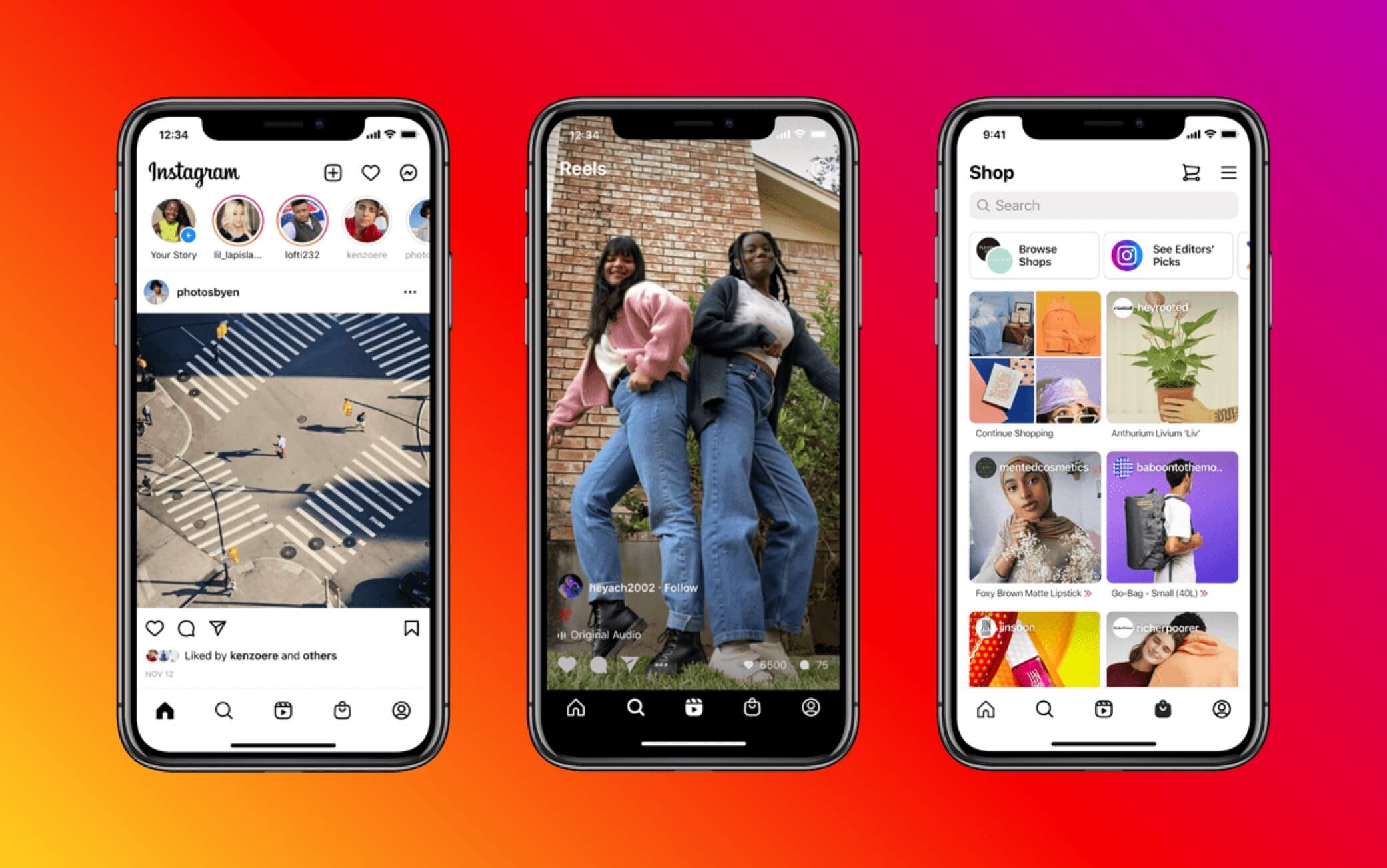 cambiata la home instagram