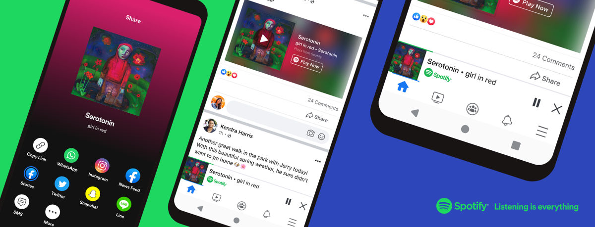 come mettere spotify su facebook