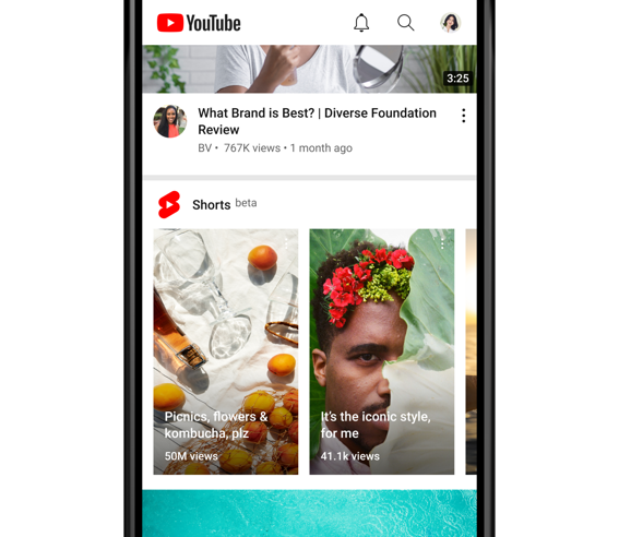 youtube shorts