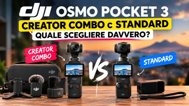DJI Osmo Pocket 3 Creator Combo o Standard quale scegliere davvero_