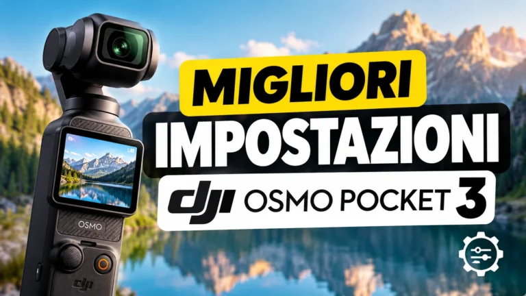 migliori impostazioni dji osmo pocket 3